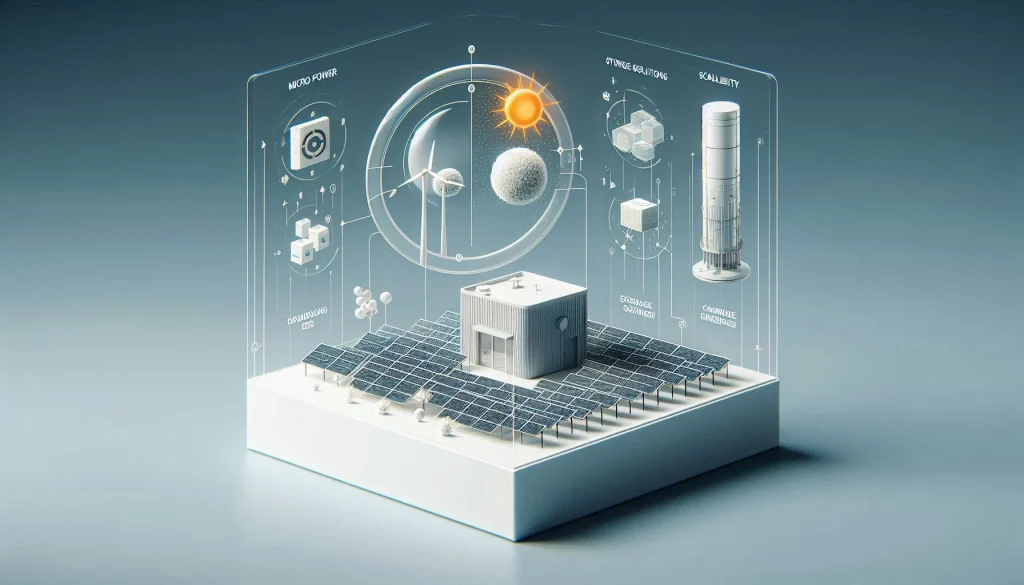 A residential setup benefiting from CMPES for a reliable and eco-friendly energy supply.